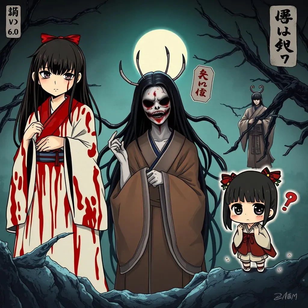 Creating Japanese Urban Legends Images: Fan Art and Interpretations