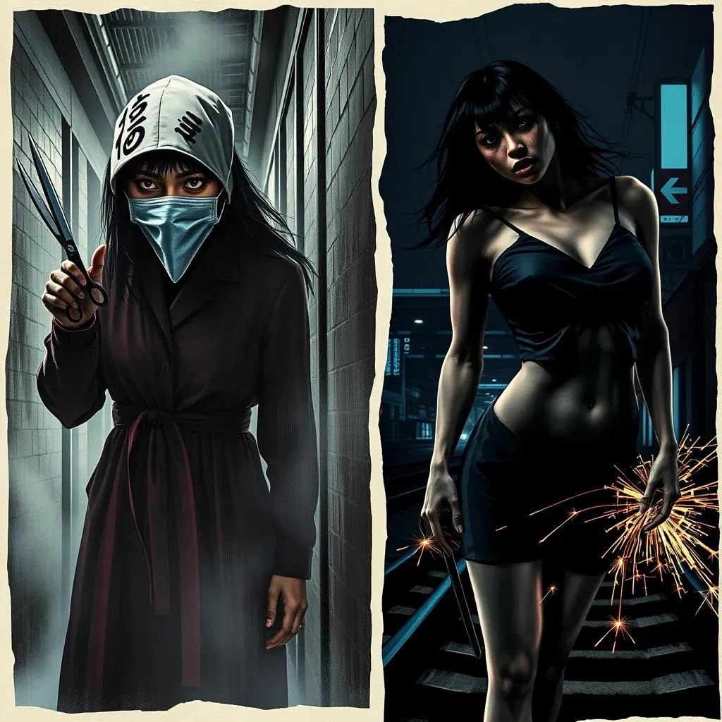 Dive into terrifying Japanese Urban Legends: From Kuchisakeonna to Teke Teke