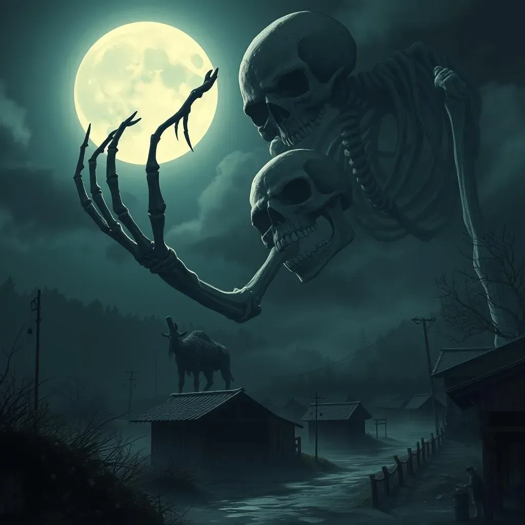 Unveiling the Japanese Urban Legend Giant Skeleton
