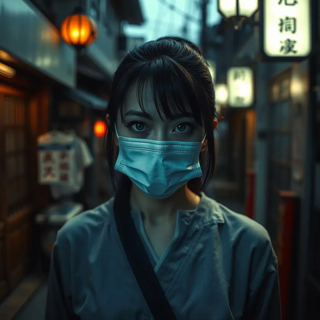 Terrifying Japanese Urban Legend Girl with Mask Tale