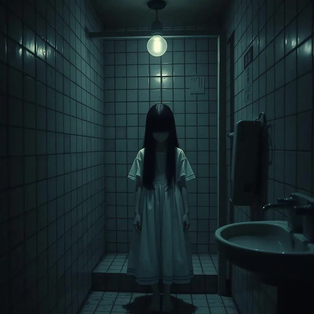Terrifying Tales of Japanese Urban Legends Bathroom