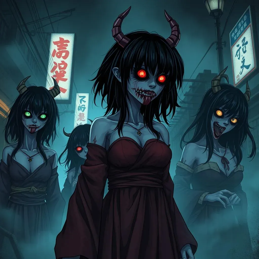 Terrifying Japanese Urban Legends Female Characters Unveiled