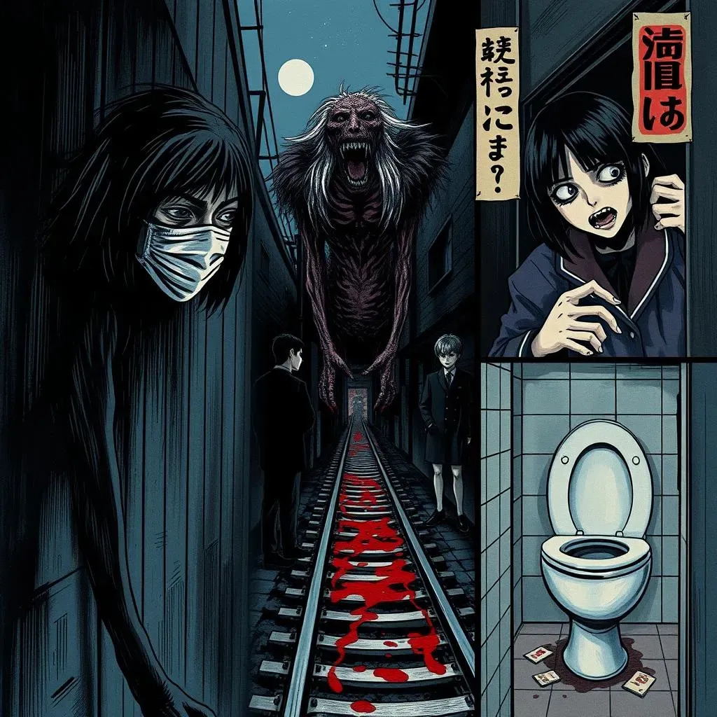 Horrifying Japanese Urban Legends Monsters