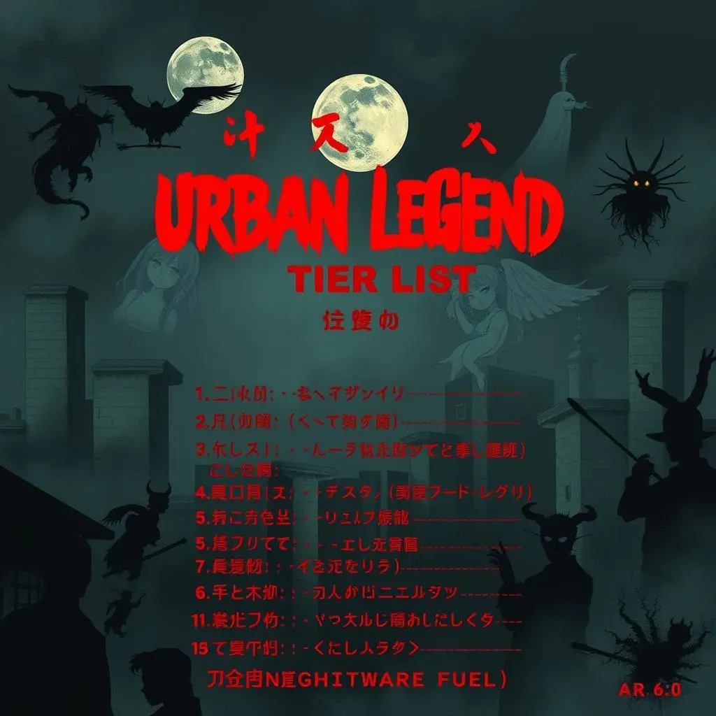 Terrifying Japanese Urban Legends Tier List