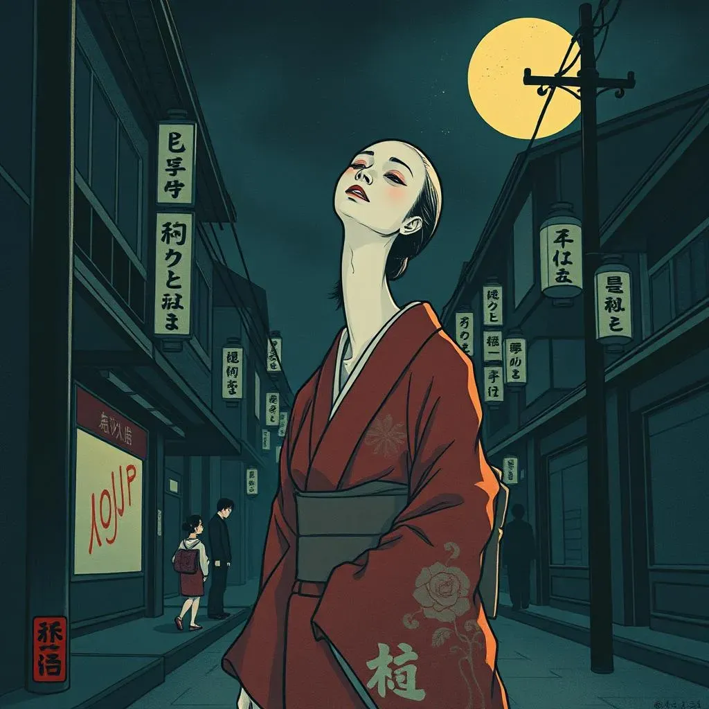 Amazing Japanese Urban Legends with Long Neck