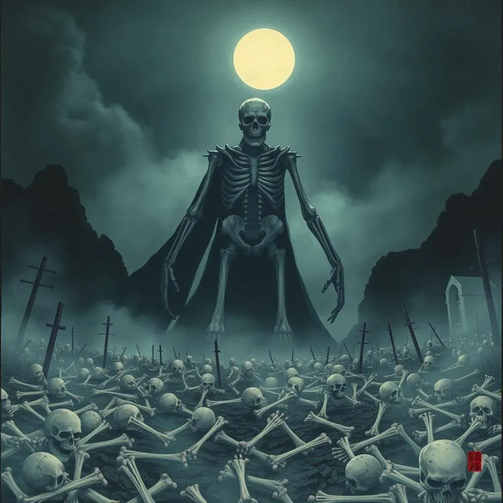 Origins of the Japanese Urban Legend Giant Skeleton