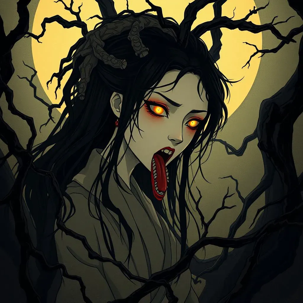 Other HalfBody Horrors and Supernatural Entities in Japanese Folklore