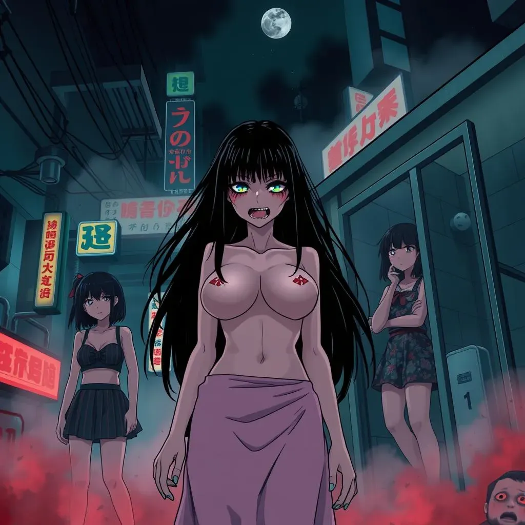 Popular Japanese Urban Legends in Cartoon