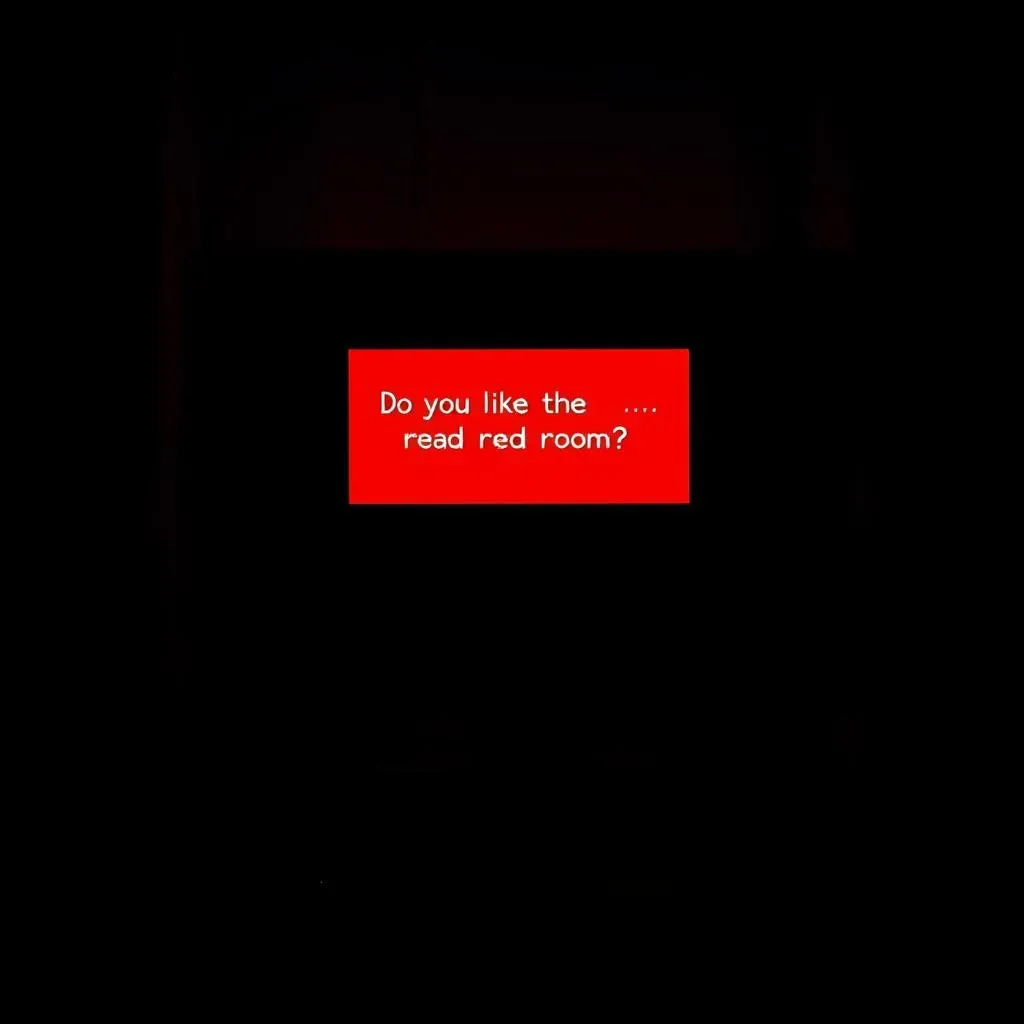 Red Room Curse: A Deadly Internet PopUp