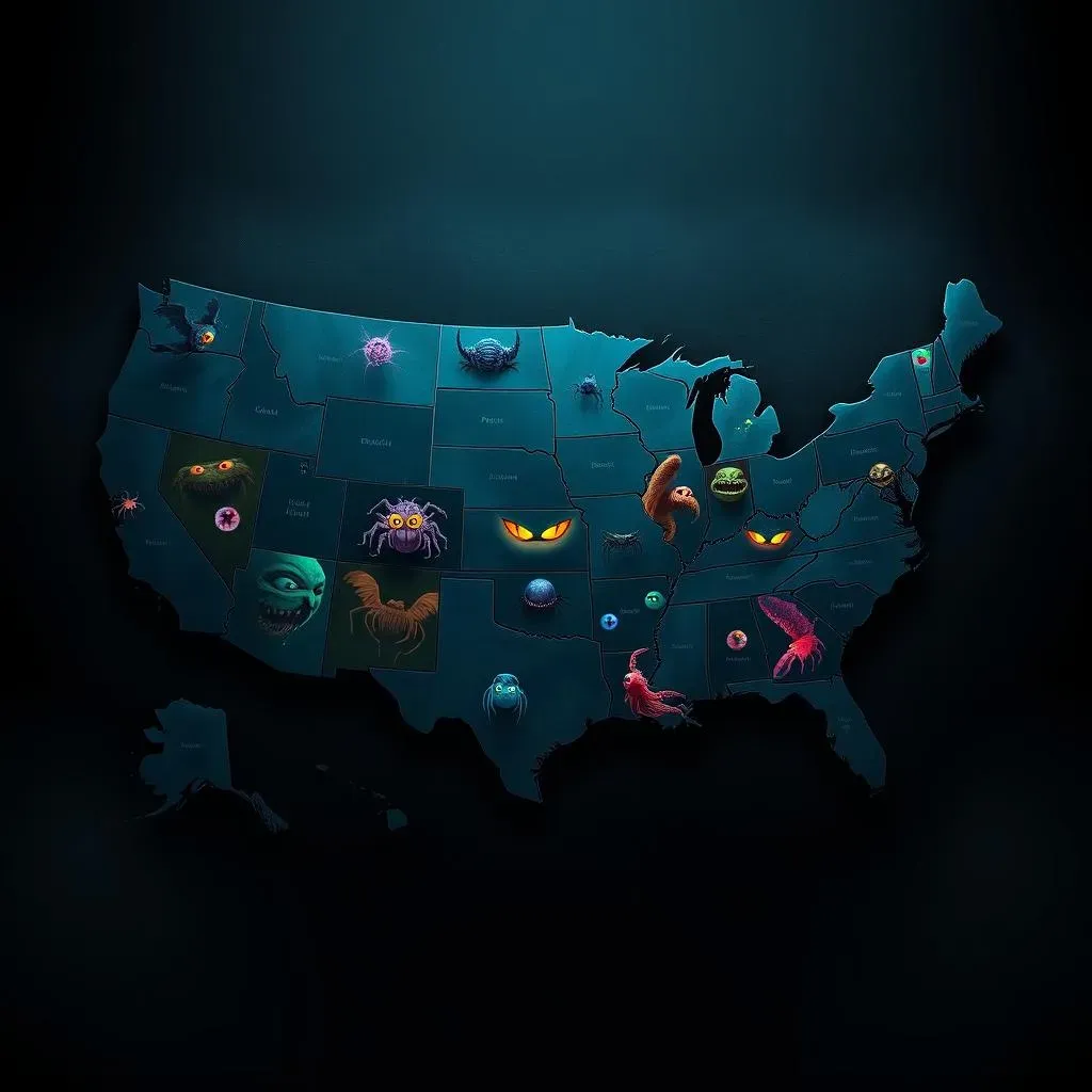 Discover Scariest Urban Legends in Each State Map