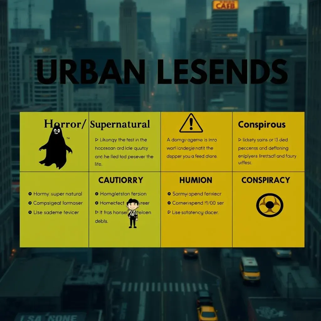 Types of Urban Legends: Exploring Common Themes and Variations