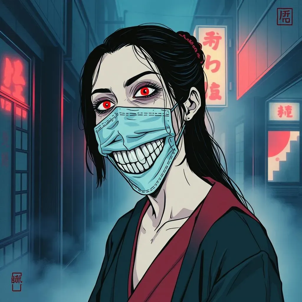 Unmasking the Allure of Japanese Urban Legends Art