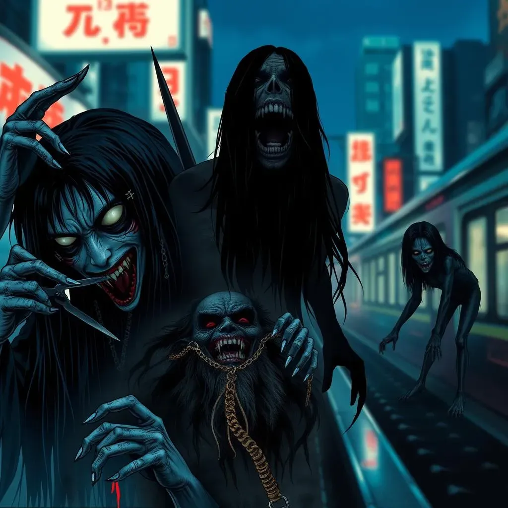 Unmasking the Terrifying World of Japanese Urban Legends Monsters