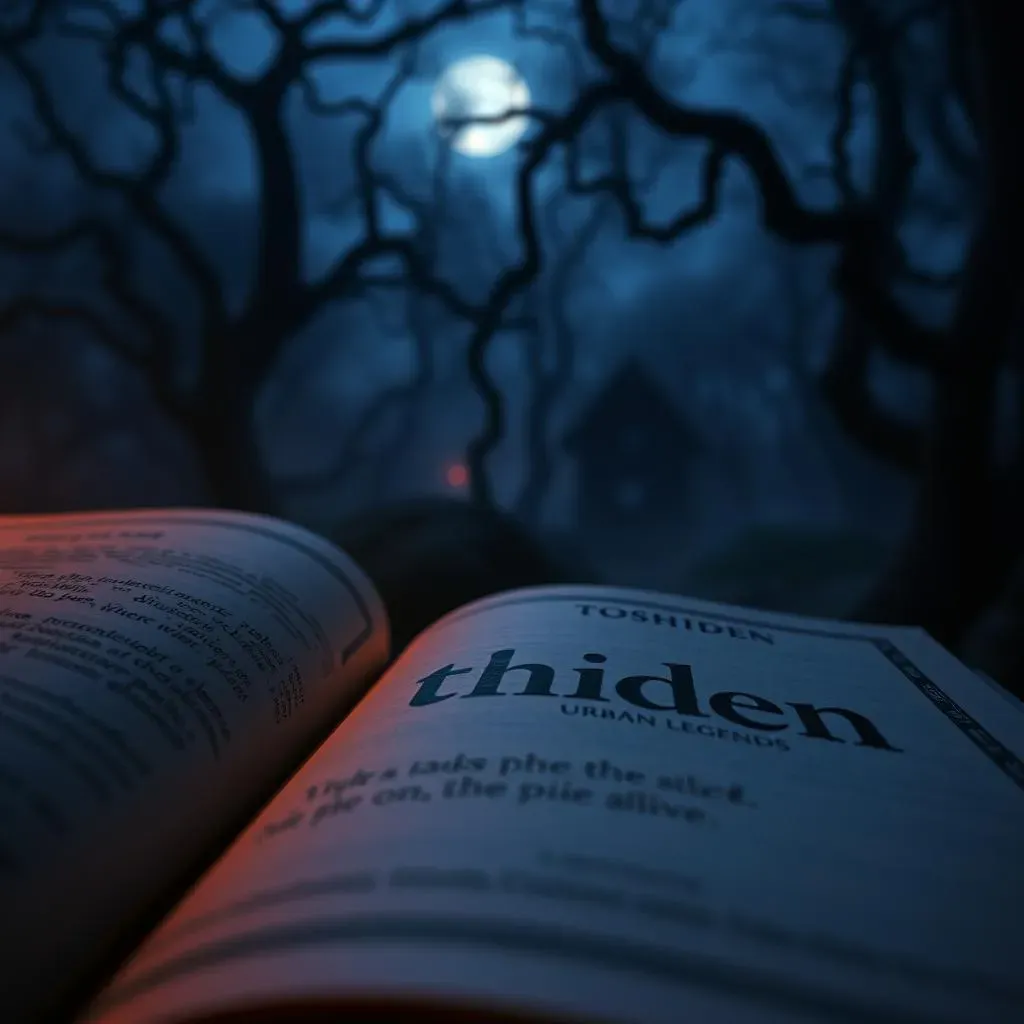 Unpacking the Pages of Toshiden: Urban Legends by Category