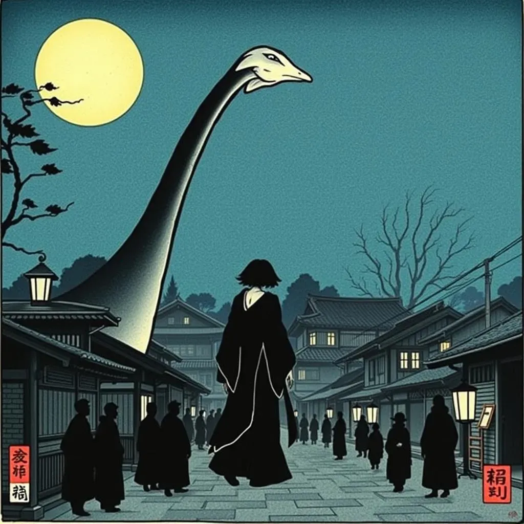 What are Japanese Urban Legends Rokurokubi?